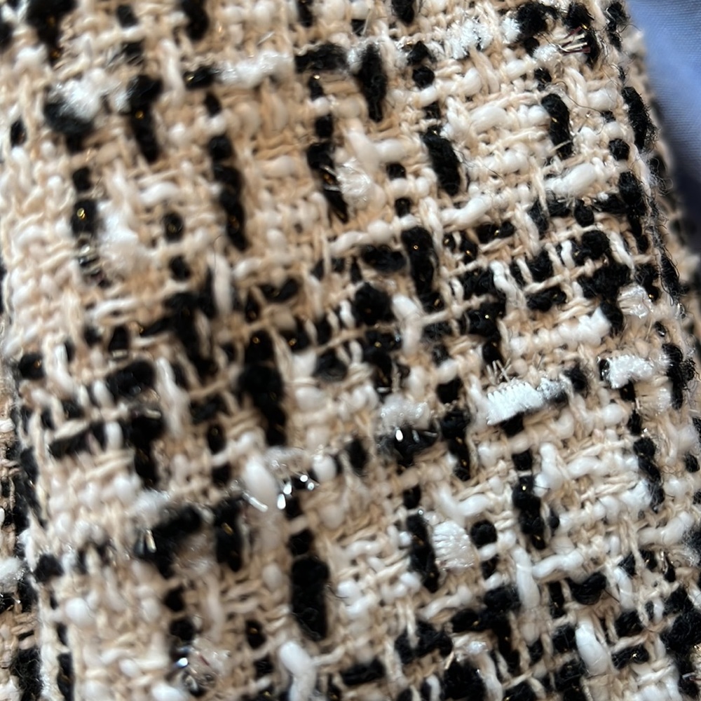 JustFab Tweed Sparkle Blazer - Picture 6 of 9